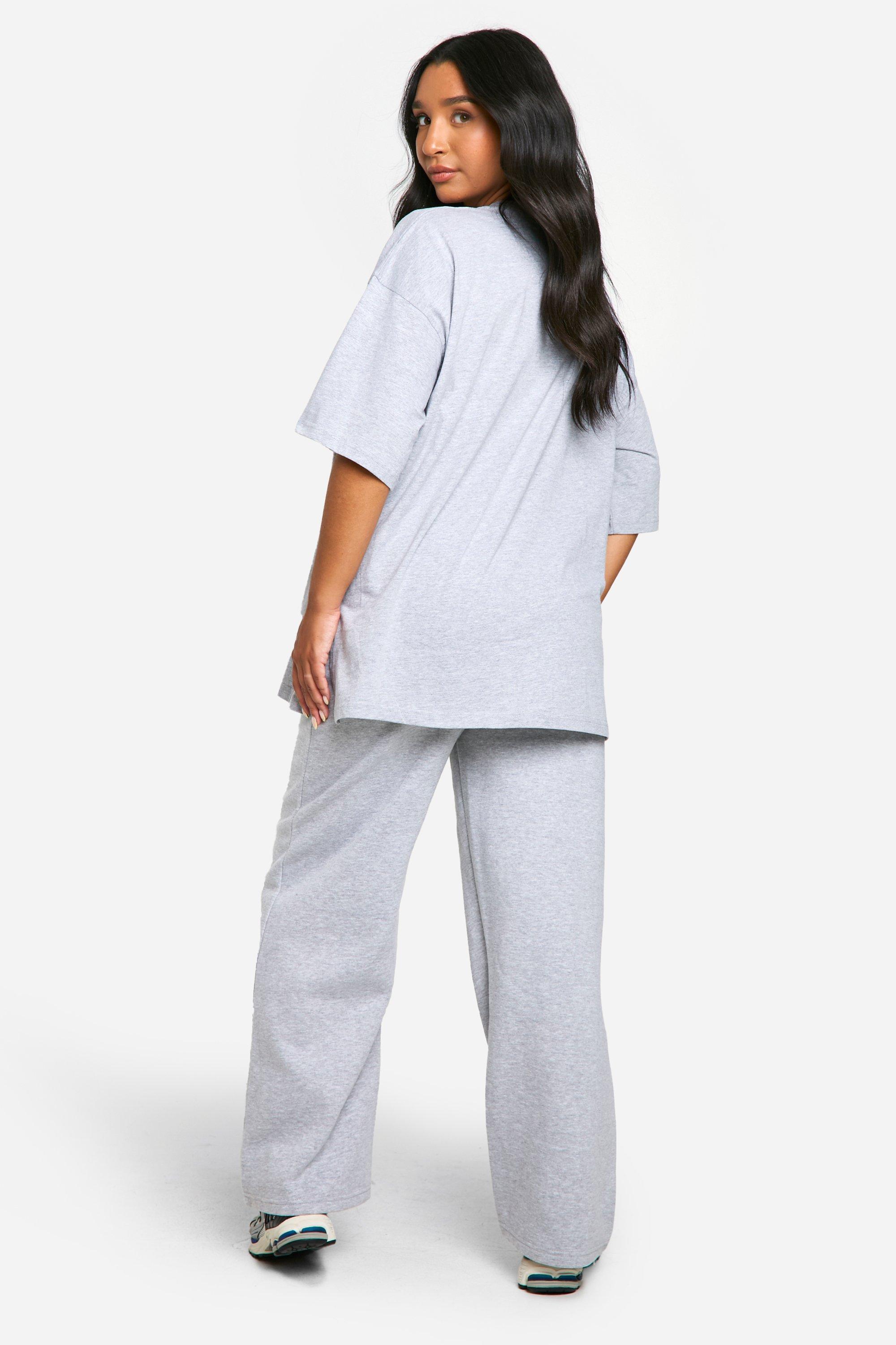 Maternity Mama Oversized T Shirt And Straight Leg Track Pants boohoo AU